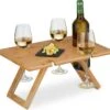 Relaxdays Opvouwbare Picknick Wijntafel - 4 Wijnglazenhouders - Bamboe Dienbladtafel Klein -Outdoor Kampeerwinkel 1200x1143 3