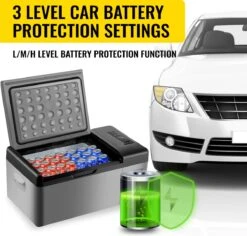 VEVOR - Coolbox - Koelbox 15L - Elektrische Coolbox - Draagbare Mini Koelkast - Draagbare Auto Vriezer 12/24Volt -Outdoor Kampeerwinkel 1200x1148 2