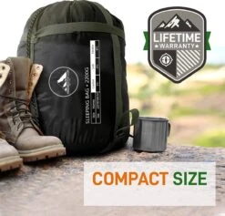 HikeMeister® Outdoor Survival Fishing Mummy Slaapzak 230 X 80 Cm -8°C -Outdoor Kampeerwinkel 1200x1152 3