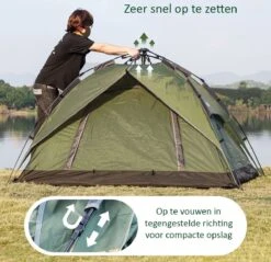 Sens Design Pop Up Tent - Tent - 2-3 Personen -Outdoor Kampeerwinkel 1200x1161