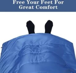 HikeMeister ® Mummy Slaapzak Kamperen Blauw Ca. 220 X 75 Cm Met Draagtas -Outdoor Kampeerwinkel 1200x1162 10