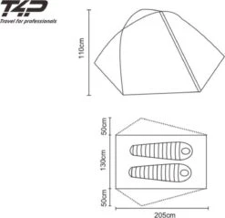 Expedition Tent T2 - Donker Groen - 2 Persoons -Outdoor Kampeerwinkel 1200x1163