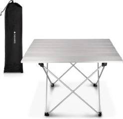 Navaris Campingtafel - Inklapbaar Campingtafeltje Van Aluminium - Opvouwbare Tafel Inclusief Draagtas - Picknicktafel - Zilver 13 Navaris Campingtafel - Inklapbaar Campingtafeltje Van Aluminium - Opvouwbare Tafel Inclusief Draagtas - Picknicktafel - Zilver -Outdoor Kampeerwinkel 1200x1164 6