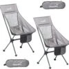 Skandika Campingstoel Compact SET – Campingstoelen – Campingstoel Tot 150 Kg Belastbaar - Kampeerstoel, Visstoel, Kleine Pakmaat, Opvouwbaar, Stabiel, Licht, Comfortabel Gepolsterd – Draagtas Meegeleverd – Vouwstoel – Kampeermeubelen – Grijs -Outdoor Kampeerwinkel 1200x1165