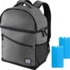Brisby 4 Laags Geïsoleerde Koeltas Rugzak - 25 Liter - Met Handige Vakken Voor Bestek En Essentials - Waterafstotend Materiaal - Donkergrijs -Outdoor Kampeerwinkel 1200x1168 6