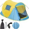 Pop Up Tent Waterkolom 1500 Mm/Cm² - Blauw - 2 Persoons -Outdoor Kampeerwinkel 1200x1171