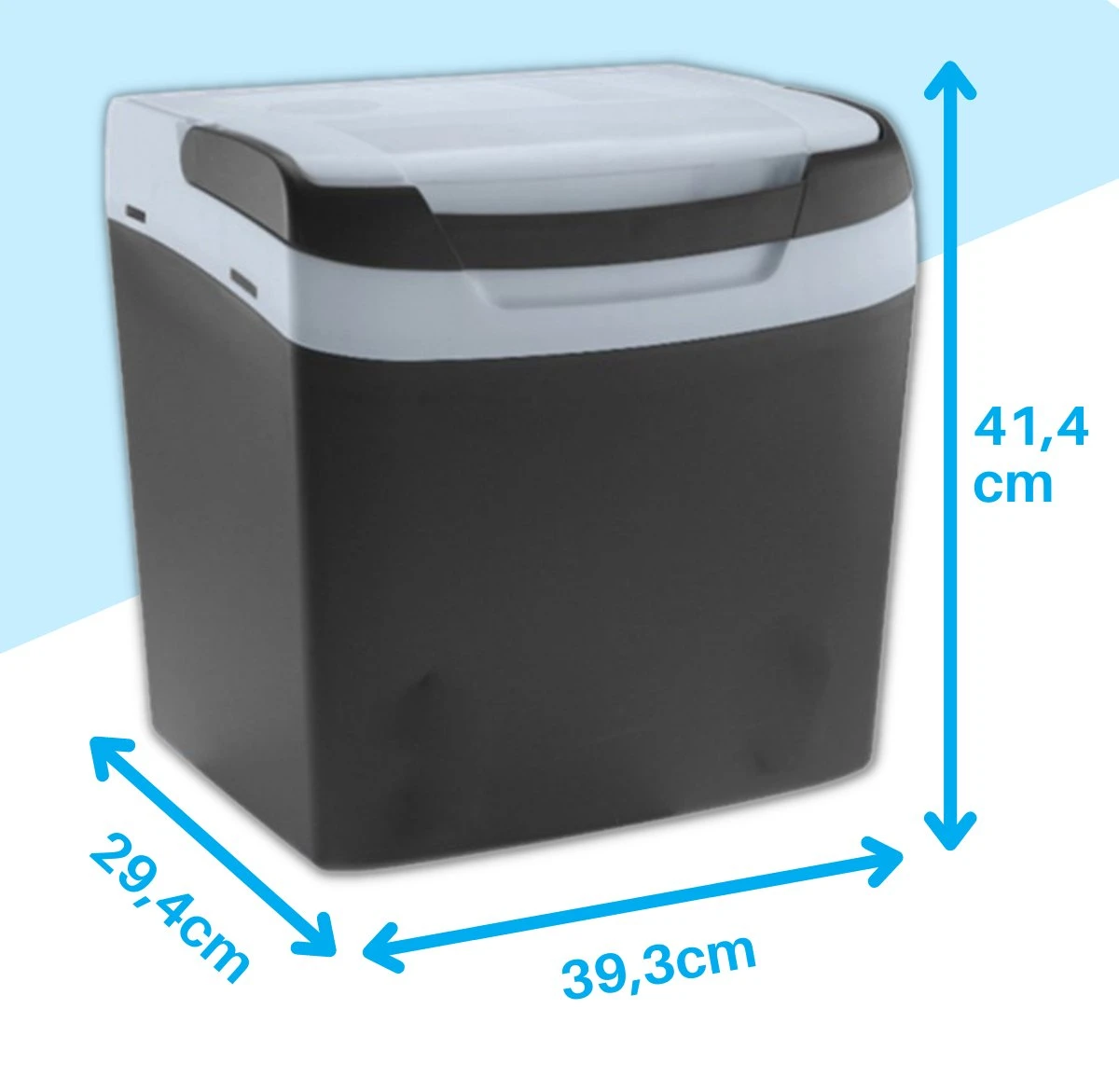 Mobicool ME26 DC H/C Thermo-elektrische Koelbox - 25L - 12 Volt - Grijs - Voor In De Auto 4 Mobicool ME26 DC H/C Thermo-elektrische Koelbox - 25L - 12 Volt - Grijs - Voor In De Auto - Afbeelding 2