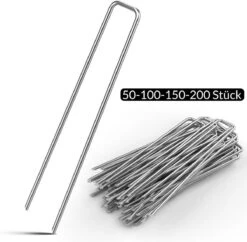 Gardebruk Haringen Set Van 100 Gegalvaniseerd Staal LxØ 150x2,7mm -Outdoor Kampeerwinkel 1200x1174 3