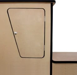 Camper Keuken MDF - Linkerkant EU - Inclusief Kledingstang + Wijnrek - Onbewerkt - Inbouw Kasten Inrichting Kampeerauto Caravan -Outdoor Kampeerwinkel 1200x1176 3