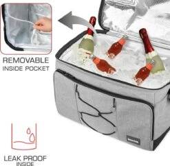 Bomoe Opvouwbare Koeltas IceBreezer KT43 - Koelbox Voor Onderweg - 43x32x28 Cm - 45 Liter - Picknicktas Perfect Voor Barbecues Of Festivals -Outdoor Kampeerwinkel 1200x1176 8