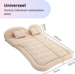 Opblaasbaar Auto Matras - Auto Luchtbed Grijs - Achterbank En Achterbak - Tweepersoons 3-in-1 Universeel Automatras - Inclusief Elektrische Pomp En Accessoires - Kampeer Luchtbed Voor Reizen -Outdoor Kampeerwinkel 1200x1180 14