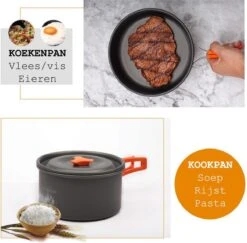 Camping Outdoor Kookset 13-delig Camping Servies En Pannen Pannenset Keukengerei - BPA-vrij & Geen Giftige Stoffen - Opvouwbaar & Licht - Ideaal Voor Reizen, Festival, Wandelen -Outdoor Kampeerwinkel 1200x1180 20
