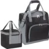 Basis Sterke Koeltas Set - 25 + 10 Liter - Lunchtas - Geïsoleerde Koeltassen - Picknicktas - Coolerbag - Zwart -Outdoor Kampeerwinkel 1200x1181 2
