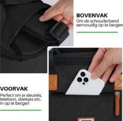 Brisby 4 Laags Geïsoleerde Koeltas - Boodschappentas 21 Liter - Zwart -Outdoor Kampeerwinkel 1200x1182 12