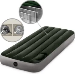 Intex Luchtbed - 1-Persoons - 76 X 191 X 25 Cm - Groen - Met Ingebouwde Voetpomp + Hoeslaken Antraciet + Reparatieset 16 Intex Luchtbed - 1-Persoons - 76 X 191 X 25 Cm - Groen - Met Ingebouwde Voetpomp + Hoeslaken Antraciet + Reparatieset -Outdoor Kampeerwinkel 1200x1189 11