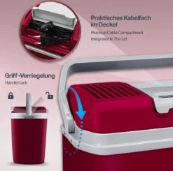 Tillvex- Koelbox, Coolbox, 24 Liter, Rood -Outdoor Kampeerwinkel 1200x1190 11