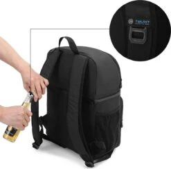 Koeltas Rugzak (28L) - Geschikt Voor 16 Blikjes - Lunchtas Voor Dames En Heren - Zwart -Outdoor Kampeerwinkel 1200x1190 7