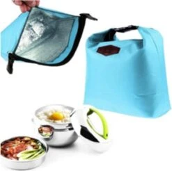 Merkloos Koeltas Lunch - Lunchtas Volwassenen - Kinderen - Lunchtrommel - Picknicktas - Koelzak - Coolbag - Waterdicht - Roze -Outdoor Kampeerwinkel 1200x1194 2
