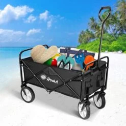 Rijoka Opvouwbare Bolderkar/Bolderwagen | Zwart -Outdoor Kampeerwinkel 1200x1197 15
