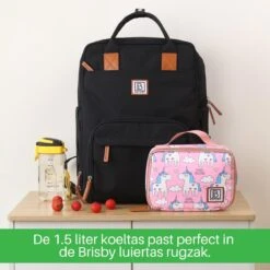 Brisby 4 Laags Geïsoleerde Koeltas - Lunchtas 1.5 Liter - Roze Eenhoorn -Outdoor Kampeerwinkel 1200x1198 16