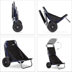 Relaxdays Strandkar Opvouwbaar - Strandstoel Met Zonnedak - Strand Stoel Op Wielen -Outdoor Kampeerwinkel 1200x1198 7