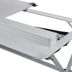 Campart Campingtafel XL TA-0806 - Opvouwbaar, Lichtgewicht En Met Verstelbare Poten - Kampeertafel Inklapbaar Inclusief Opbergtas - 140 X 80 X 70 Cm - Wit -Outdoor Kampeerwinkel 1200x1199 4