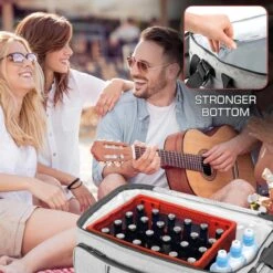 Bomoe Opvouwbare Koeltas IceBreezer KT53 - Koelbox Voor Onderweg - 53x37x32 Cm - 52 Liter - Picknicktas Perfect Voor Barbecues Of Festivals -Outdoor Kampeerwinkel 1200x1200 1077