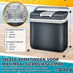 Koelbox 24L Met ECO Modus Voor Auto & Camping - Frigobox Elektrisch 24 Liter Met 12v 230 Volt - Verkoelt En Verwamt - MiniBar - Mini Koelkast -Outdoor Kampeerwinkel 1200x1200 1093