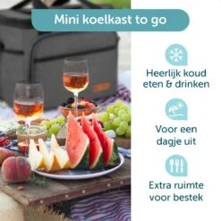 ForDig Koeltas L Zwart (15 Liter) - Gemaakt Van 600D Polyester Met PEVA-Voering - Ruimte Voor 20 Blikjes Of 10 Halve Liter Flessen - Opvouwbaar Koel Tas Met Easy-Acces Flap - Ruimte Voor Bestek - Picknick Cool Bag - Coolerbag - Grote Cooler -Outdoor Kampeerwinkel 1200x1200 1114