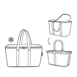 Reisenthel Coolerbag XS Koeltas Lunchtas - 4L - Dots Zwart -Outdoor Kampeerwinkel 1200x1200 1136