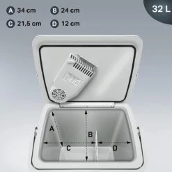 Tillvex- Koelbox, Coolbox, 32 Liter, Grijs -Outdoor Kampeerwinkel 1200x1200 1218