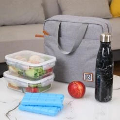 Brisby 4 Laags Geïsoleerde Koeltas - Lunchtas 7 Liter - Lichtgrijs -Outdoor Kampeerwinkel 1200x1200 1222