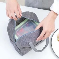 Koeltas - Lunchtas - Volwassenen En Kinderen - Compact Picknick & Lunchtasje - Lunch - Werk - Diep Grijs -Outdoor Kampeerwinkel 1200x1200 1312