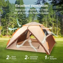 Merkloos Kamping Tent / Absolutely Waterproof, Lightweight Camping Tent With - Tent Ideal For Camping In The Garden, Dome Tent, -Outdoor Kampeerwinkel 1200x1200 136