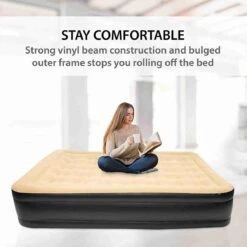 Merkloos Avenli 88030 Hoog Verhoogd Gevlokt Luchtbed | Queensize | Ingebouwde Pompen | Snelle En Gemakkelijke Inflatie -Outdoor Kampeerwinkel 1200x1200 1367