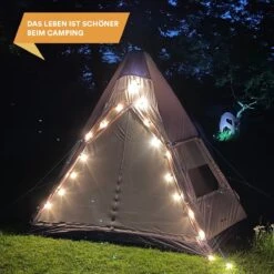 Skandika Tipi Kotona Air Opblaasbare Tent – Opblaasbare Tenten - 4 Persoons Tipi Tent – Tenten - Campingtent – Ingenaaide Tentvloer – Muggengaas – 260 Cm Stahoogte – 490 X 370 X 260 (L X B X H) – Outdoor, Camping, Tuin – Luchttent - Kamperen - Beige -Outdoor Kampeerwinkel 1200x1200 156