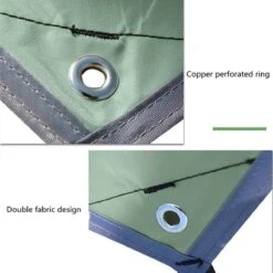 Merkloos TDR - Outdoor Draagbaar Zonnescherm Met Opbergtas - Waterdicht - Tarps Voor Kamperen 300 *300cm - 3-4 Personen -Leger Groen -Outdoor Kampeerwinkel 1200x1200 1598