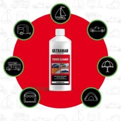 Ultramar - Power Cleaner 1L - Tentdoekreiniger Voor Bootkap, Tent, Cabriodak -Outdoor Kampeerwinkel 1200x1200 1650