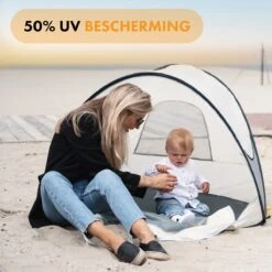 Deryan Luxe Pop Up Strandtent - Anti-UV 50+ - Cream -Outdoor Kampeerwinkel 1200x1200 170