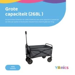 YUNICS® Bolderkar Opvouwbaar - Bolderwagen Met Stevig Harmonicaframe - Draaibare Wielen - 70KG Draagkracht - Groen 7 YUNICS® Bolderkar Opvouwbaar - Bolderwagen Met Stevig Harmonicaframe - Draaibare Wielen - 70KG Draagkracht - Groen -Outdoor Kampeerwinkel 1200x1200 1807