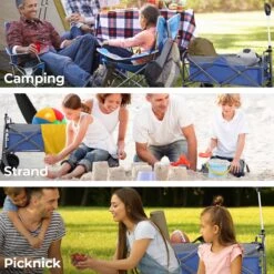 LifeGoods Bolderkar - Opvouwbaar - Tot 80KG - 94L - Wasbaar Polyester - 98x45cm - Blauw/Grijs -Outdoor Kampeerwinkel 1200x1200 1826