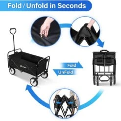 Rijoka Opvouwbare Bolderkar/Bolderwagen | Zwart -Outdoor Kampeerwinkel 1200x1200 1835
