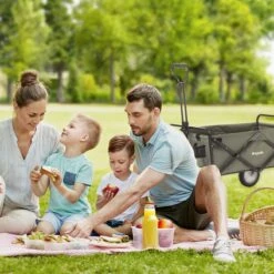 LifeGoods Bolderkar - Opvouwbaar - Draaibare Wielen - 2 Standen - 70KG Draagkracht - Groen -Outdoor Kampeerwinkel 1200x1200 1860