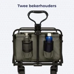 LifeGoods Bolderkar - Opvouwbaar - Draaibare Wielen - 2 Standen - 70KG Draagkracht - Groen -Outdoor Kampeerwinkel 1200x1200 1862