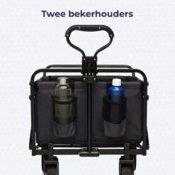 LifeGoods Bolderkar - Opvouwbaar - Draaibare Wielen - 2 Standen - 70KG Draagkracht - Zwart -Outdoor Kampeerwinkel 1200x1200 1900