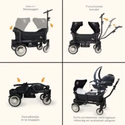 Deryan Luxe Sandy Bolderkar - Duo Buggy - Tandem Buggy - Opvouwbaar - Inklapbare Bolderwagen - Duo Kinderwagen - Zwart 21 Deryan Luxe Sandy Bolderkar - Duo Buggy - Tandem Buggy - Opvouwbaar - Inklapbare Bolderwagen - Duo Kinderwagen - Zwart -Outdoor Kampeerwinkel 1200x1200 1932