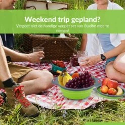 Buxibo - 3-Delige Keuken Vergiet Set Inklapbaar Groen/Grijs -Outdoor Kampeerwinkel 1200x1200 2081
