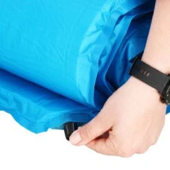 Springos Slaapmat | Zelfopblazend | 186 Cm | Inclusief Hoes & Hoofdkussen | Lichtblauw -Outdoor Kampeerwinkel 1200x1200 229