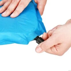 Springos Slaapmat | Zelfopblazend | 186 Cm | Inclusief Hoes & Hoofdkussen | Lichtblauw -Outdoor Kampeerwinkel 1200x1200 231