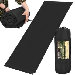 Springos Slaapmat | Zelfopblazend | 180 Cm | Inclusief Hoes | Zwart -Outdoor Kampeerwinkel 1200x1200 274